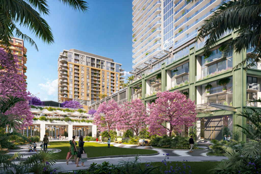 midtown park by proper central retail view day